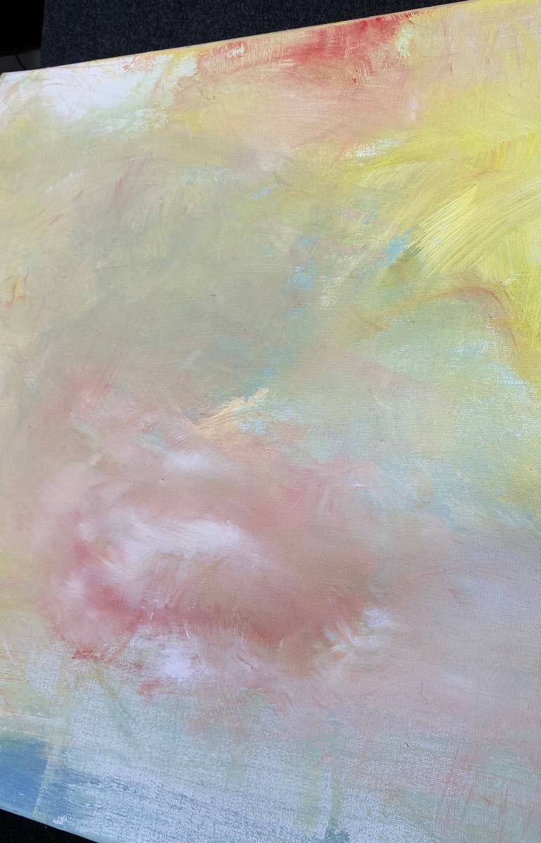 Original Impressionism Abstract Painting by Kjersti B Sveberg