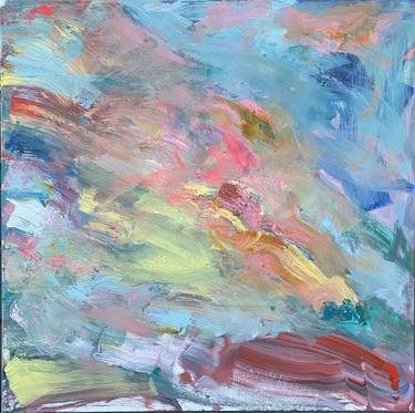 Print of Abstract Landscape Paintings by Kjersti B Sveberg