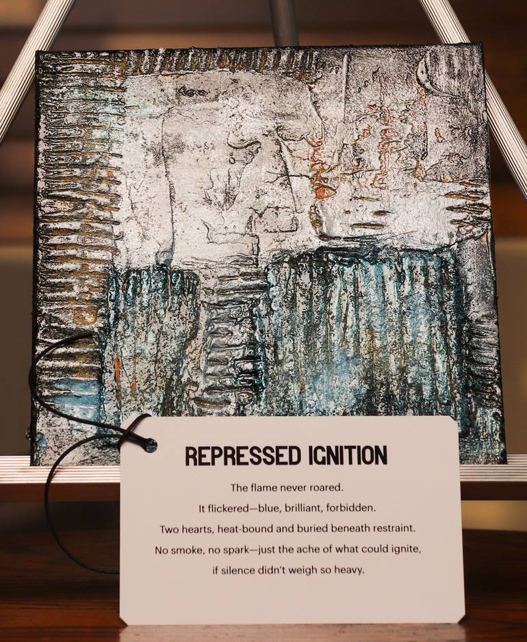 Original Abstract Expressionism Abstract Mixed Media by Gigi Fairbanks
