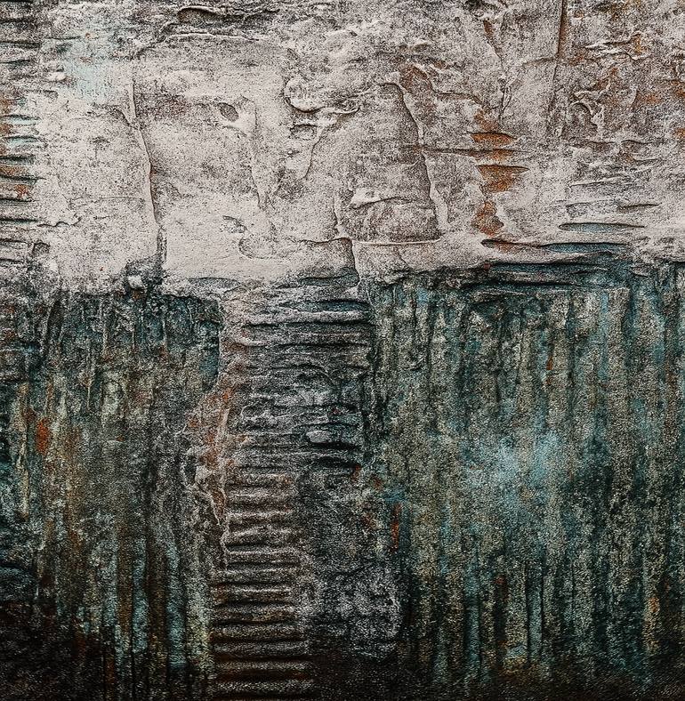 Original Abstract Expressionism Abstract Mixed Media by Gigi Fairbanks