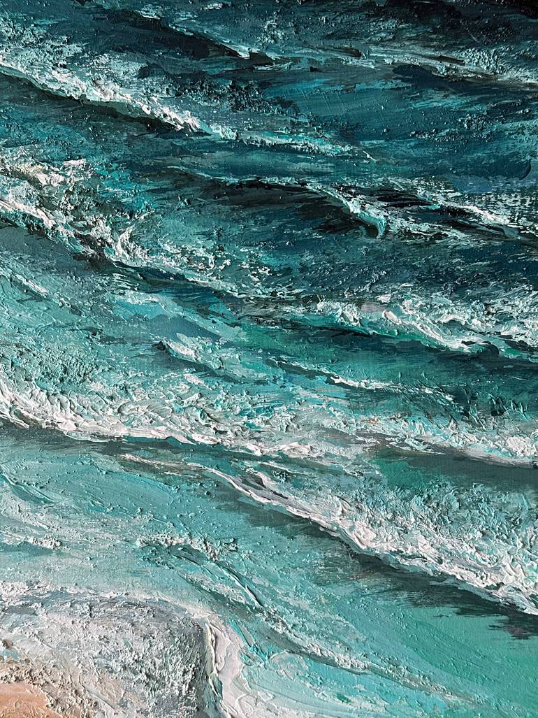 Original Contemporary Beach Painting by Fabio Marinho