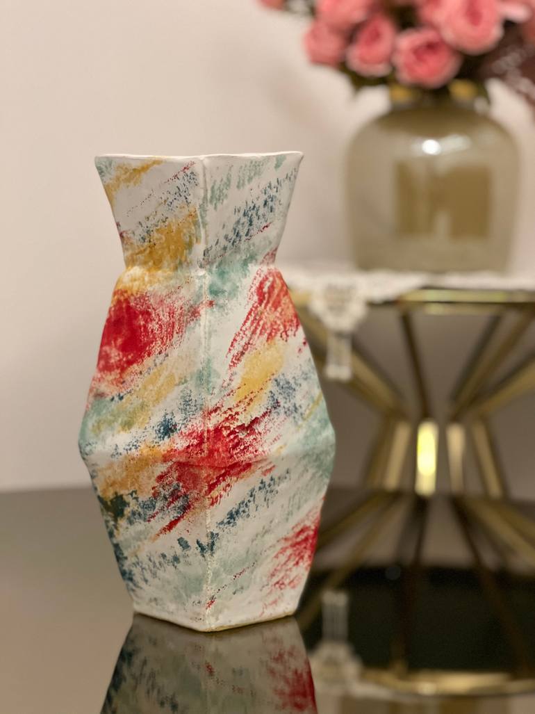 Original Abstract Expressionism Abstract Sculpture by Bahra Hamad