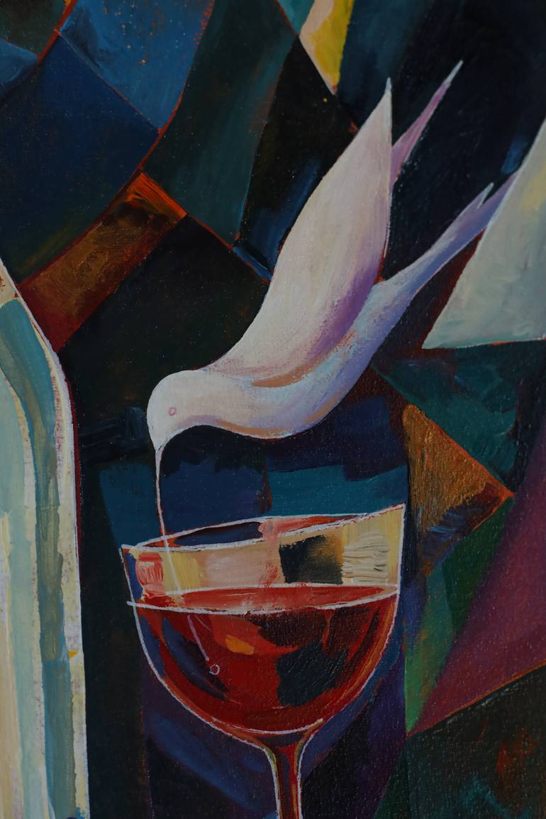 Original Abstract Still Life Painting by Maksym Stasiuk