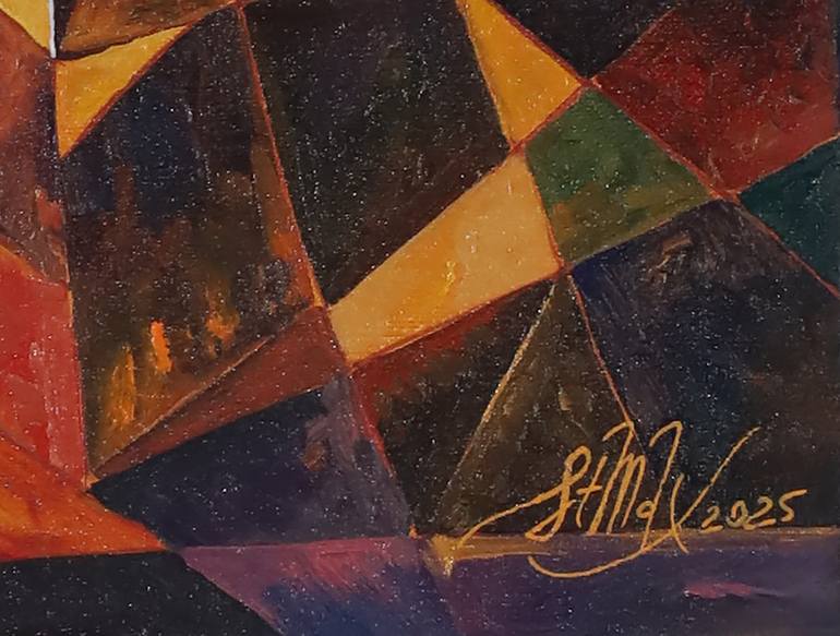 Original Abstract Still Life Painting by Maksym Stasiuk