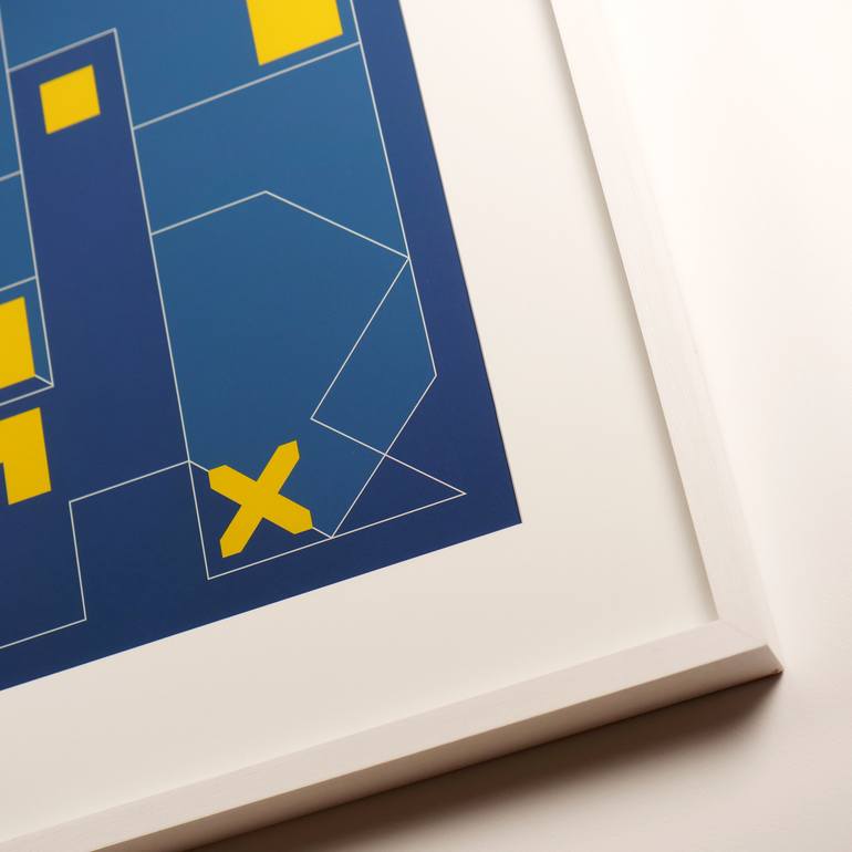 Original Geometric Abstract Digital by Diego Dalke