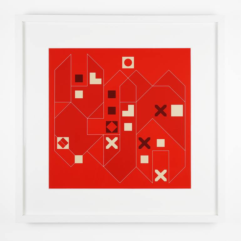 Original Abstract Geometric Digital by Diego Dalke