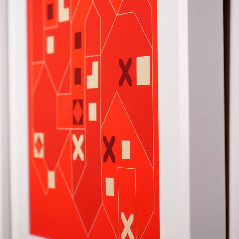 Original Abstract Geometric Digital by Diego Dalke