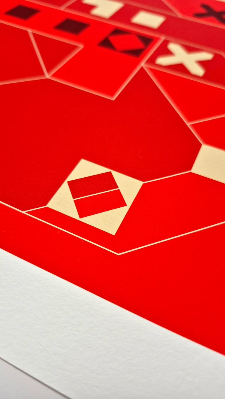 Original Abstract Geometric Digital by Diego Dalke