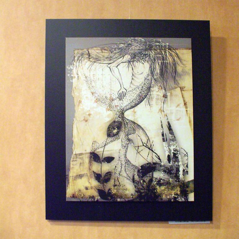 Original Abstract Mixed Media by Aniko Hencz 