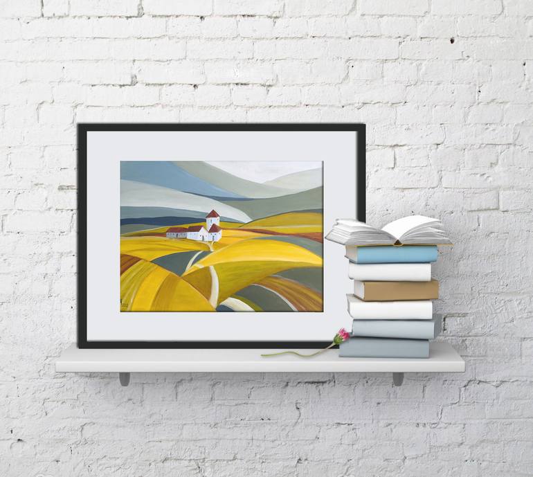 Original Contemporary Landscape Painting by Aniko Hencz