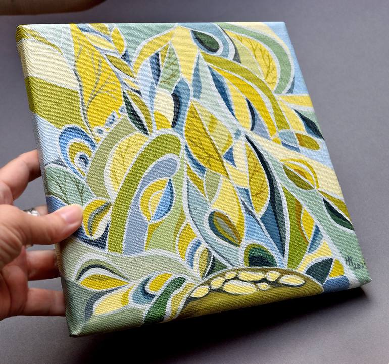 Original Abstract Expressionism Abstract Painting by Aniko Hencz