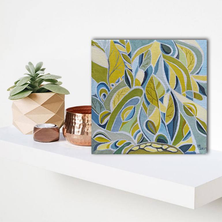 Original Abstract Expressionism Abstract Painting by Aniko Hencz