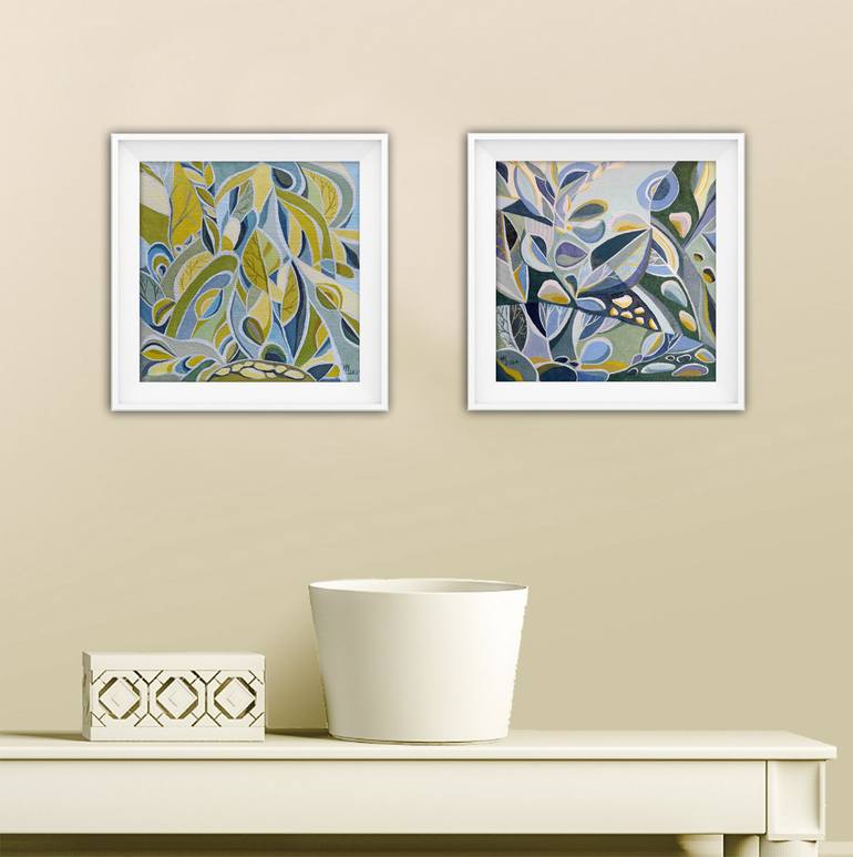 Original Abstract Expressionism Abstract Painting by Aniko Hencz