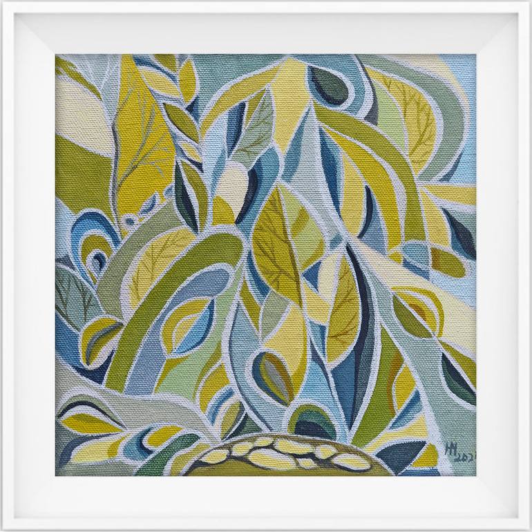 Original Abstract Expressionism Abstract Painting by Aniko Hencz