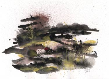 Print of Abstract Landscape Paintings by Aniko Hencz