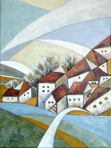 Original Landscape Paintings by Aniko Hencz