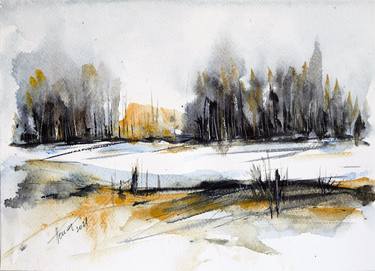 Original Landscape Paintings by Aniko Hencz