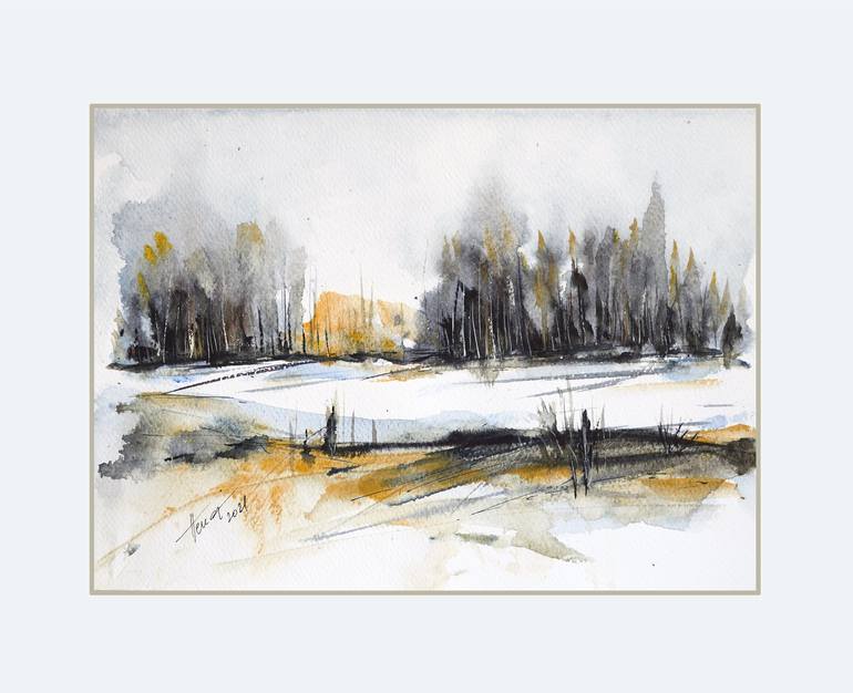 Original Landscape Painting by Aniko Hencz 