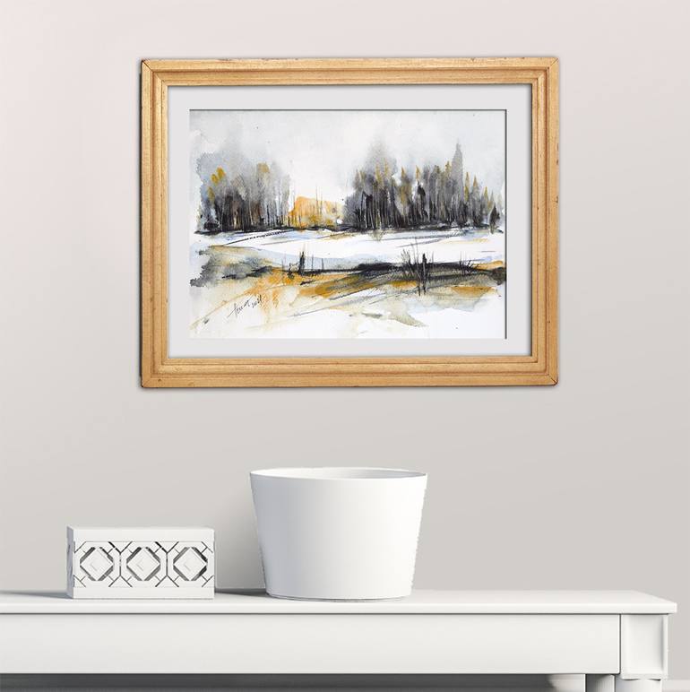 Original Landscape Painting by Aniko Hencz 