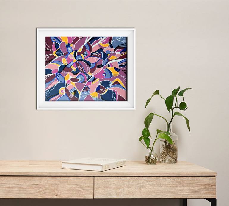 Original Abstract Painting by Aniko Hencz 