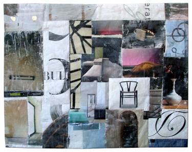 Original Expressionism Places Collage by Joan Schulze