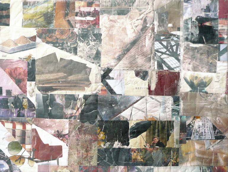 What We Miss Collage by Joan Schulze | Saatchi Art