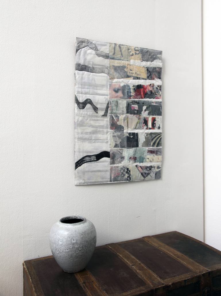 Original Conceptual Pop Culture/Celebrity Collage by Joan Schulze