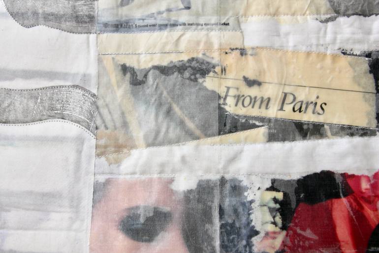 Original Conceptual Pop Culture/Celebrity Collage by Joan Schulze