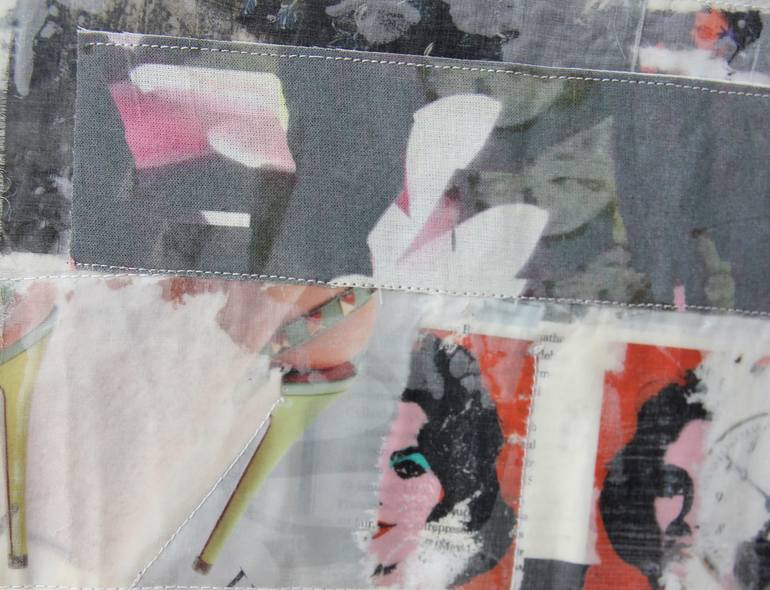 Original Conceptual Pop Culture/Celebrity Collage by Joan Schulze