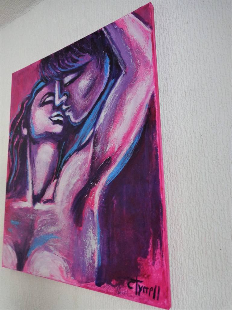 Original Figurative Love Painting by Carmen Tyrrell