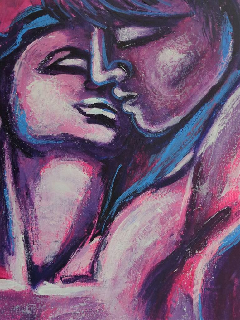 Original Figurative Love Painting by Carmen Tyrrell