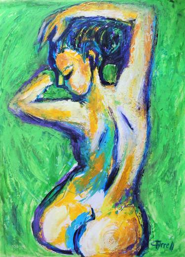 Print of Figurative Nude Paintings by Carmen Tyrrell