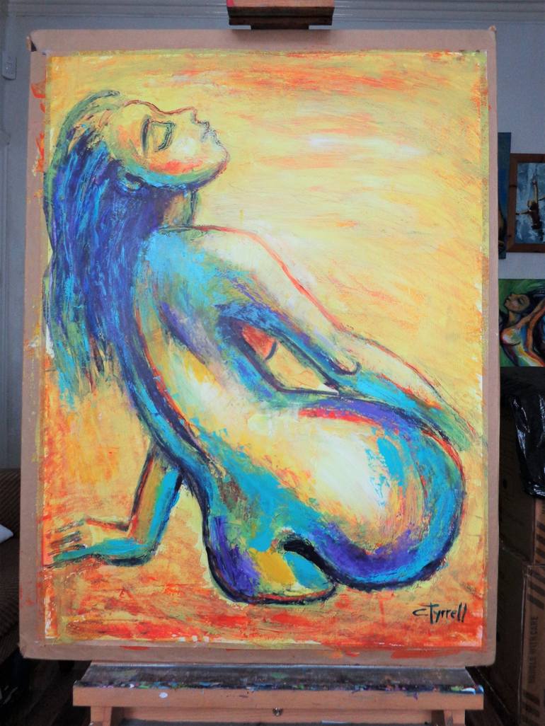 Original Figurative Nude Painting by Carmen Tyrrell