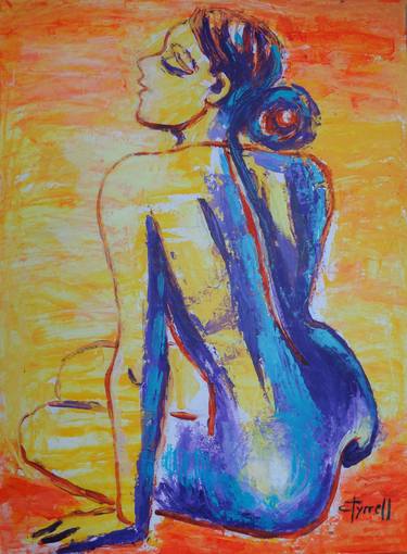 Original Expressionism Nude Paintings by Carmen Tyrrell