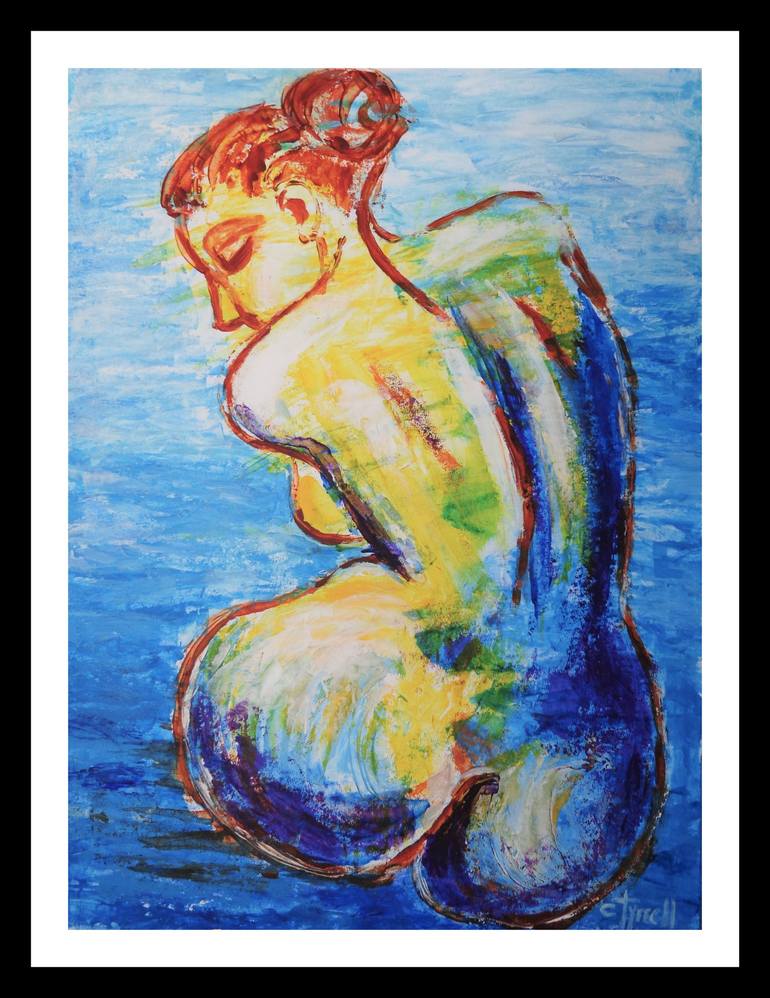 Original Figurative Nude Painting by Carmen Tyrrell