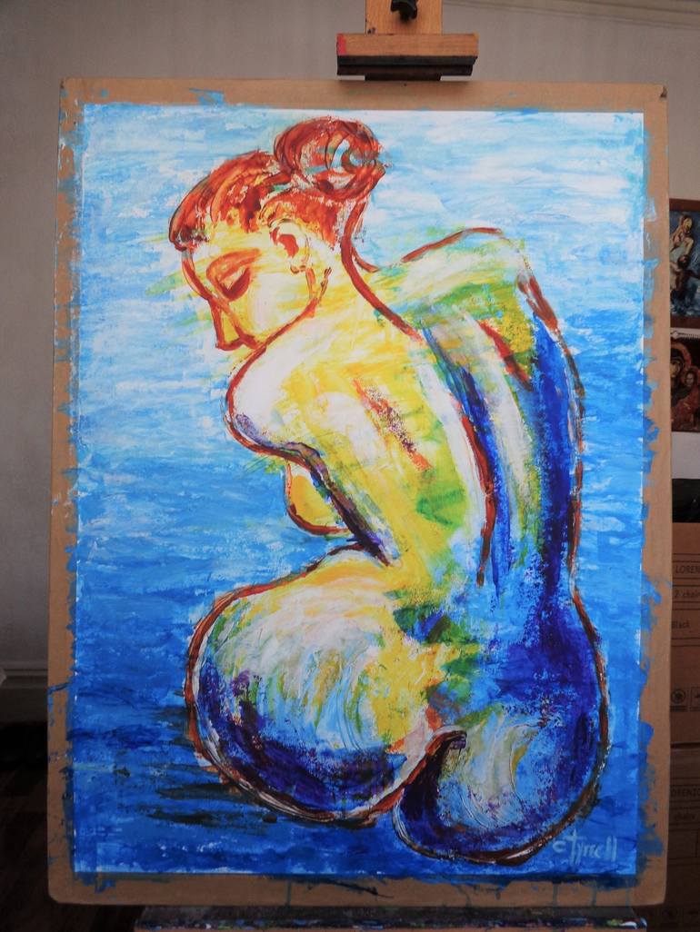 Original Figurative Nude Painting by Carmen Tyrrell