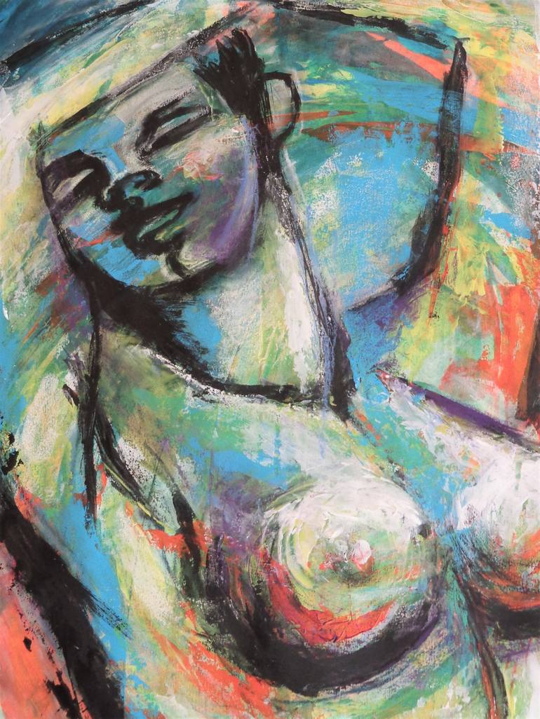 Original Figurative Nude Painting by Carmen Tyrrell