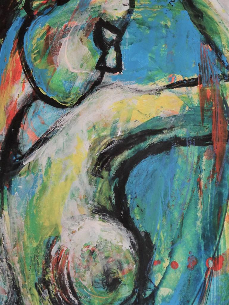 Original Figurative Nude Painting by Carmen Tyrrell