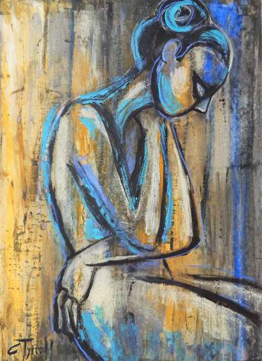 Original Figurative Nude Paintings by Carmen Tyrrell