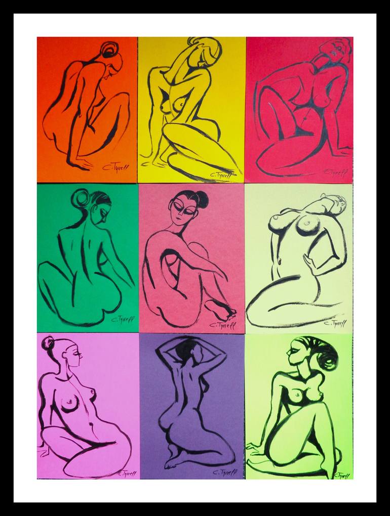 Original Figurative Nude Painting by Carmen Tyrrell