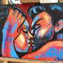 Canvas on the easel