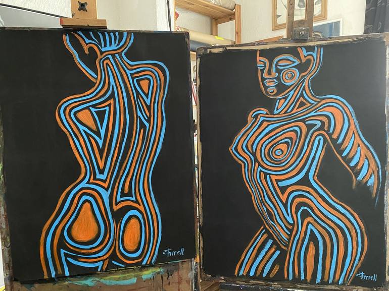 Original Figurative Nude Painting by Carmen Tyrrell