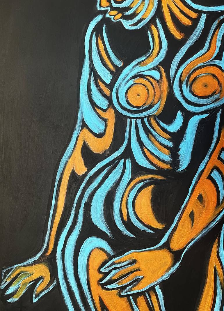 Original Figurative Nude Painting by Carmen Tyrrell