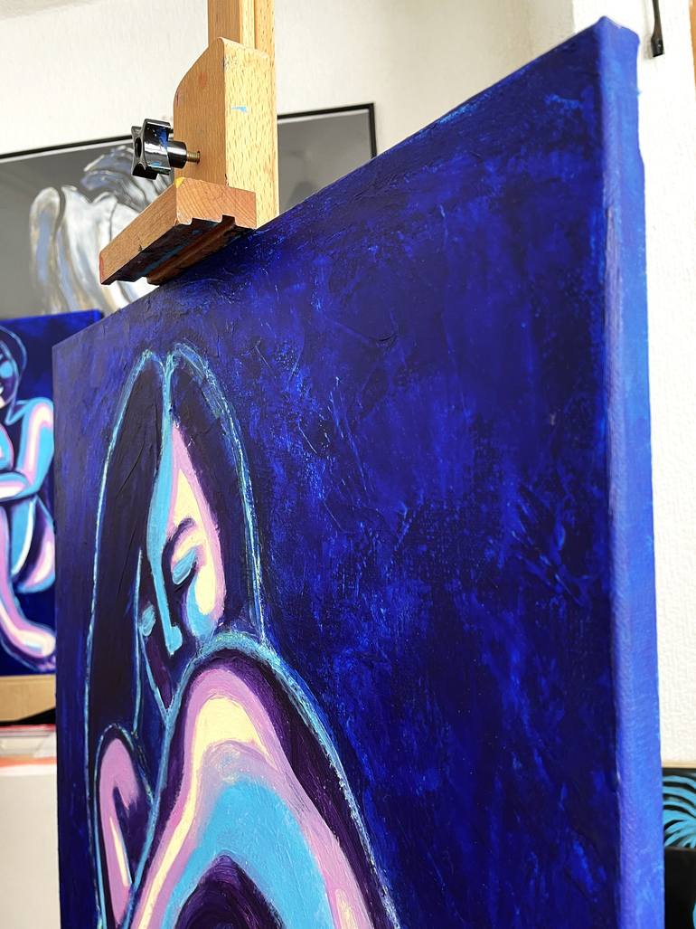 Original Figurative Nude Painting by Carmen Tyrrell