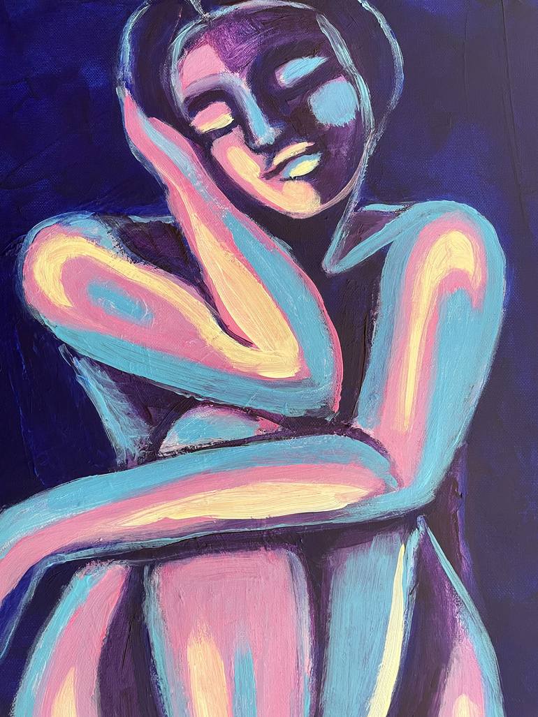Original Figurative Nude Painting by Carmen Tyrrell