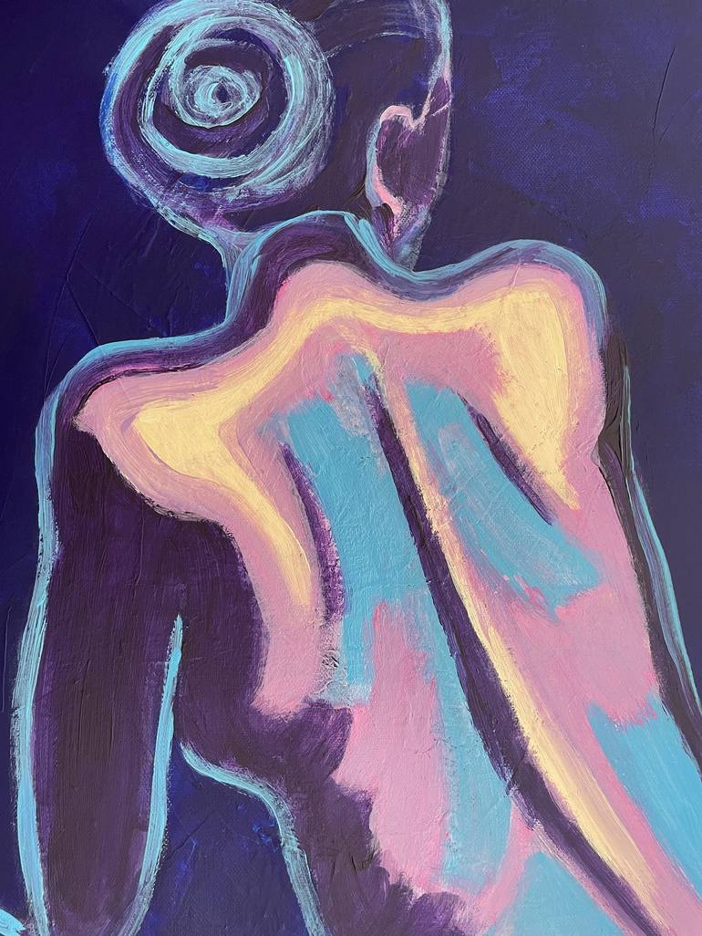 Original Figurative Nude Painting by Carmen Tyrrell