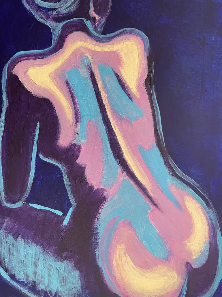 Original Figurative Nude Painting by Carmen Tyrrell