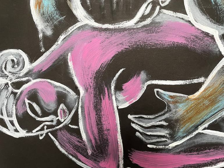 Original Figurative Love Painting by Carmen Tyrrell