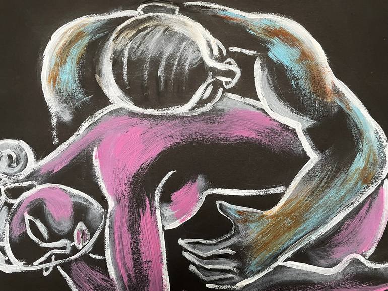 Original Figurative Love Painting by Carmen Tyrrell