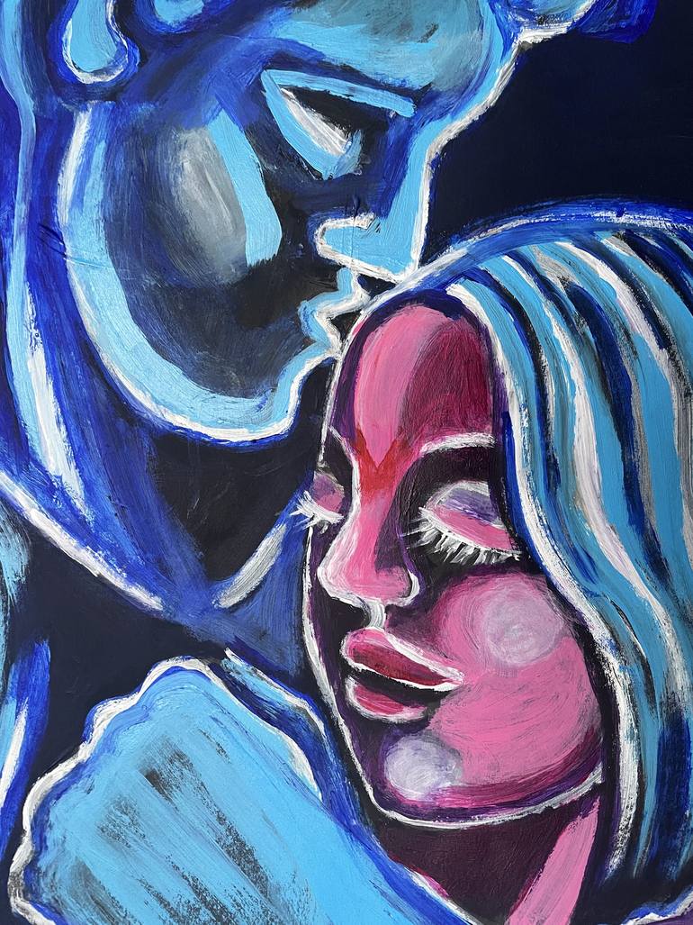 Original Figurative Love Painting by Carmen Tyrrell